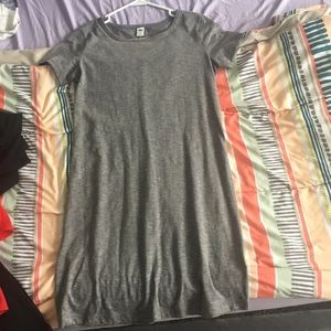 Grey T-Shirt Dress